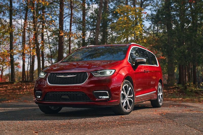 Chrysler Pacifica minivan parked outdoors