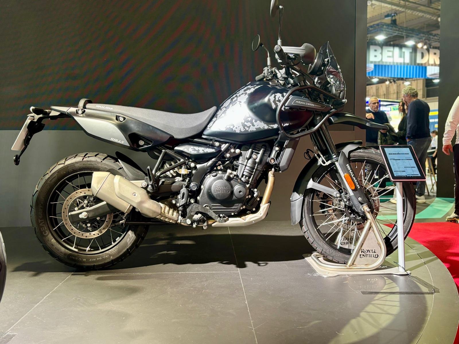Royal Enfield Himalayan 450 Mana Black Edition on display at EICMA 2025
