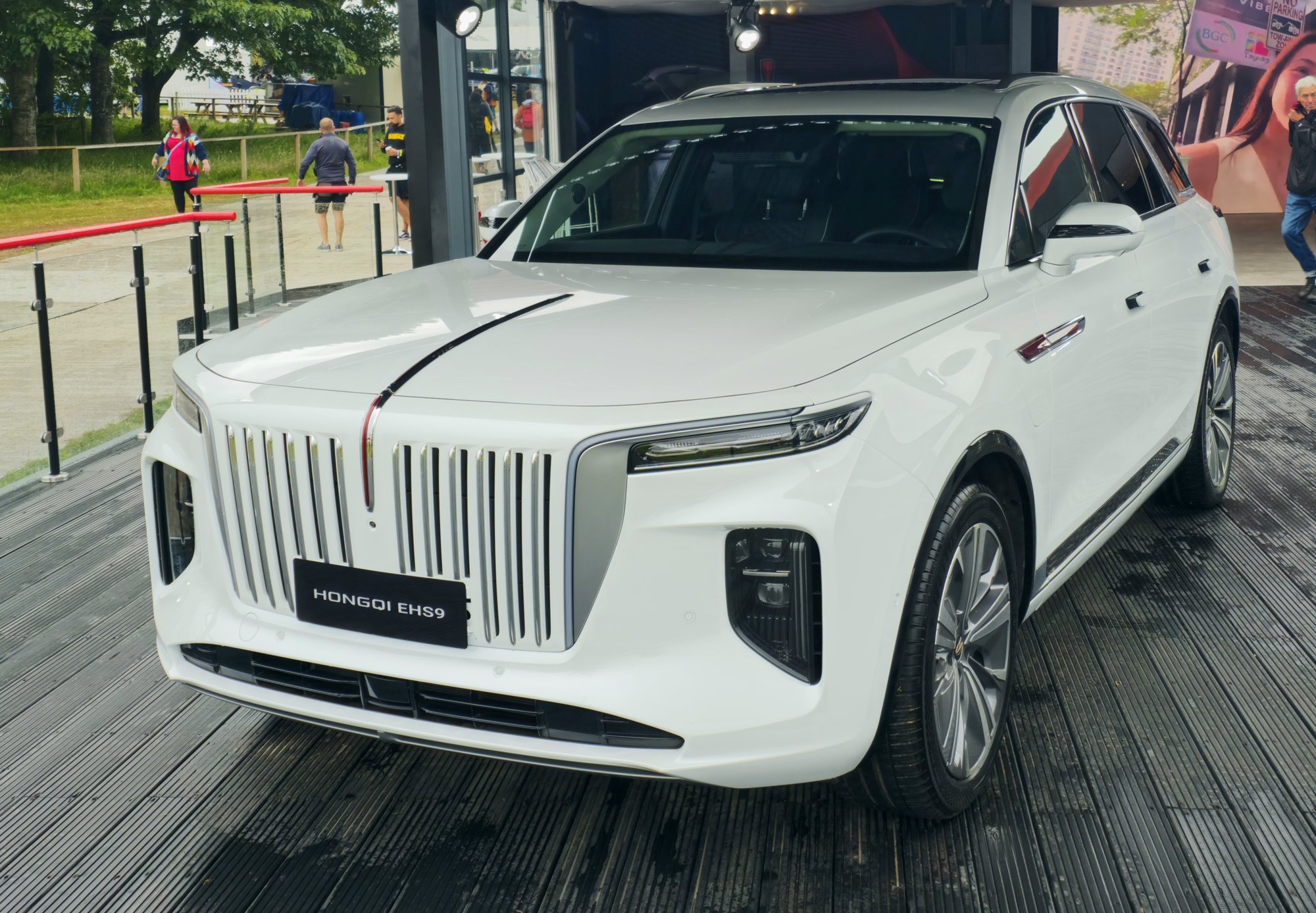 Hongqi E-HS9 electric SUV, one of the brand's current production EVs