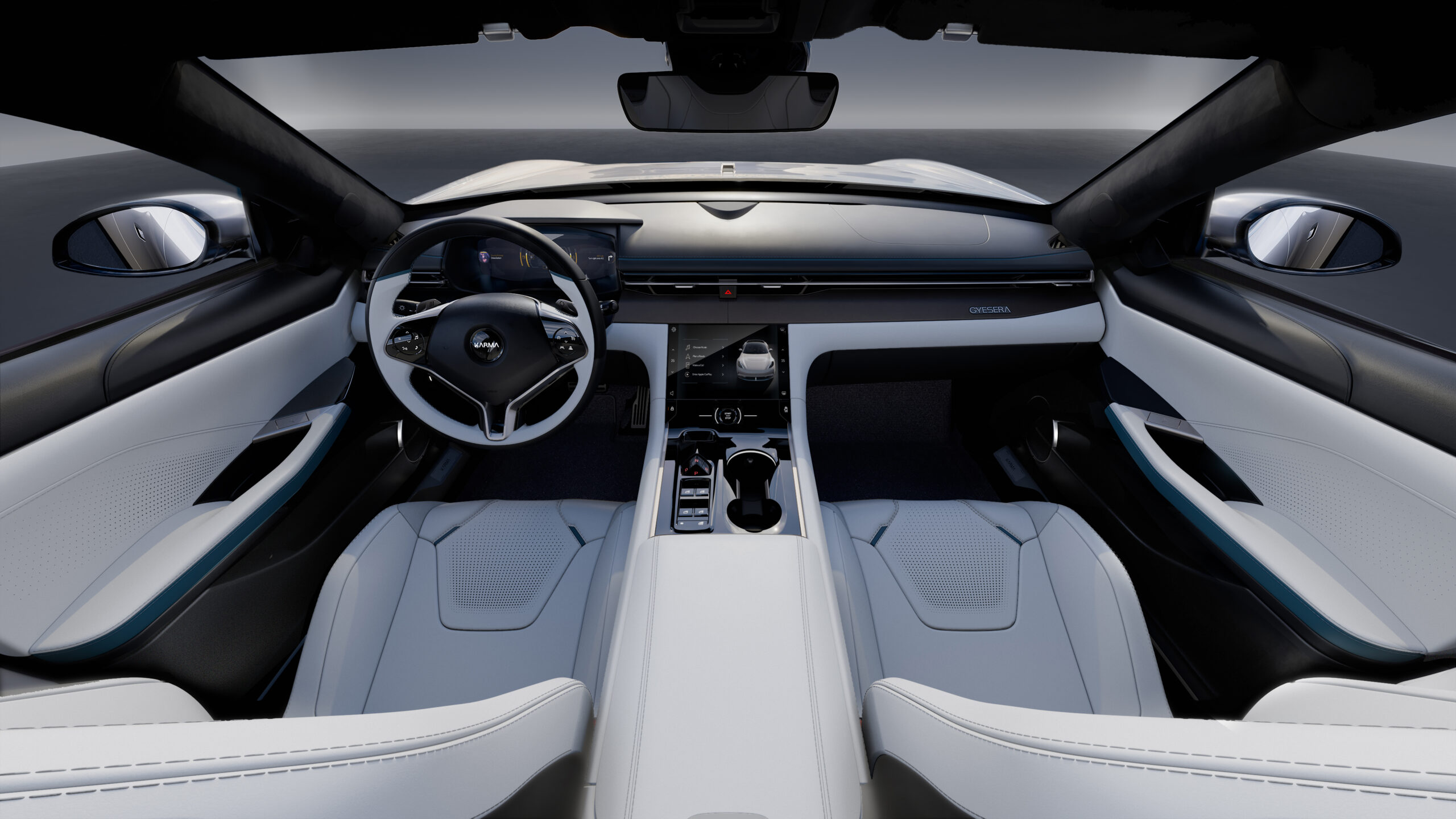 Karma Gyesera four-seat interior