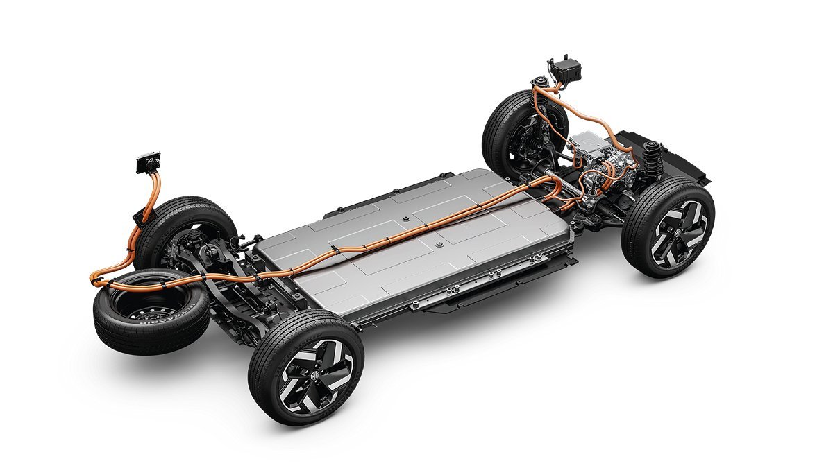 MG Hector Tomahawk EV battery pack and chassis layout