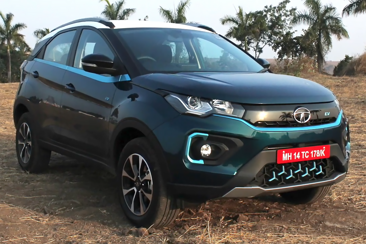Tata Nexon EV parked outdoors