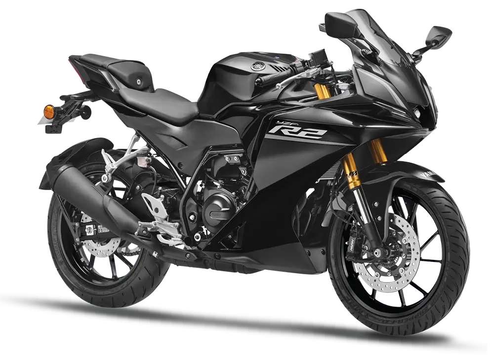 Yamaha YZF-R2 base variant in Metallic Black colour