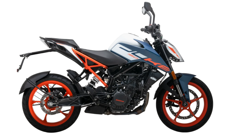 KTM 160 Duke in Atlantic Blue