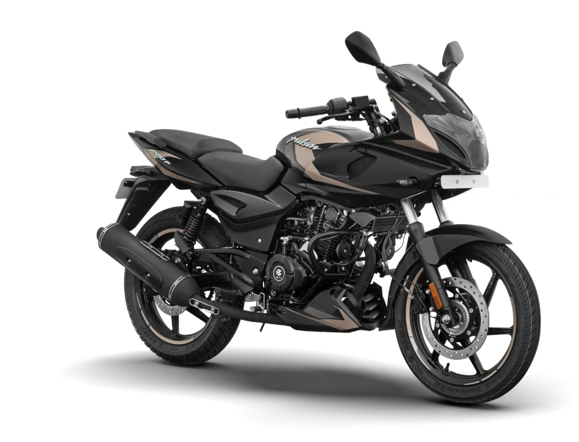 Bajaj Pulsar 220F in Black Copper Beige