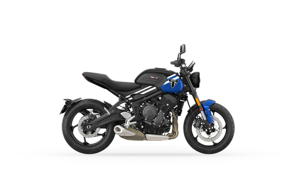 Triumph Trident 660 in Cobalt Blue / Sapphire Black