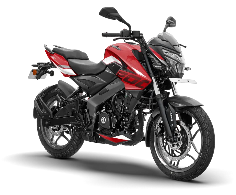 Bajaj Pulsar NS200 in Cocktail Wine Red White