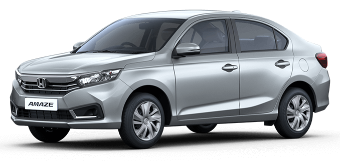 Honda Amaze 2nd Gen in Lunar Silver Metallic