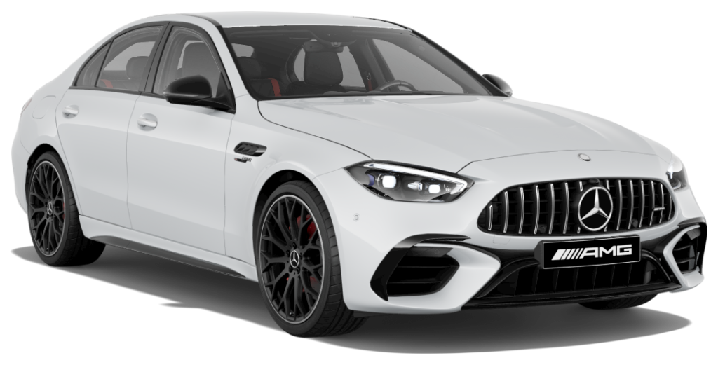 Mercedes-AMG C 63 S E Performance in MANUFAKTUR Opalith White Metallic