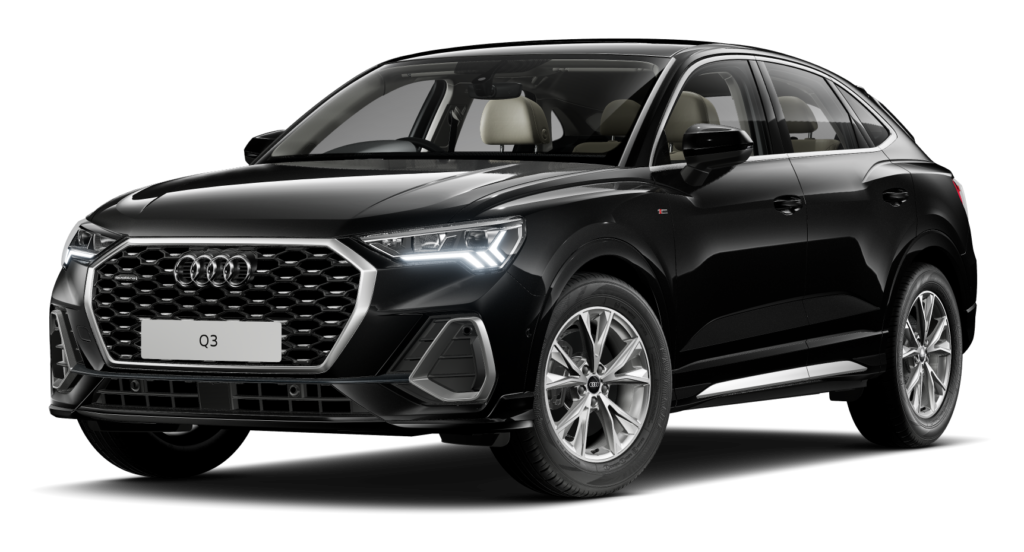 Audi Q3 Sportback in Mythos Black Metallic