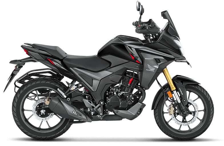 Honda NX200 in Pearl Igneous Black