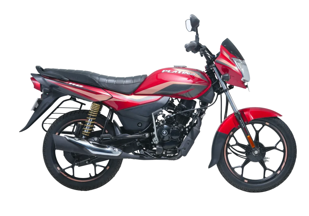 Bajaj Platina 110 in Red