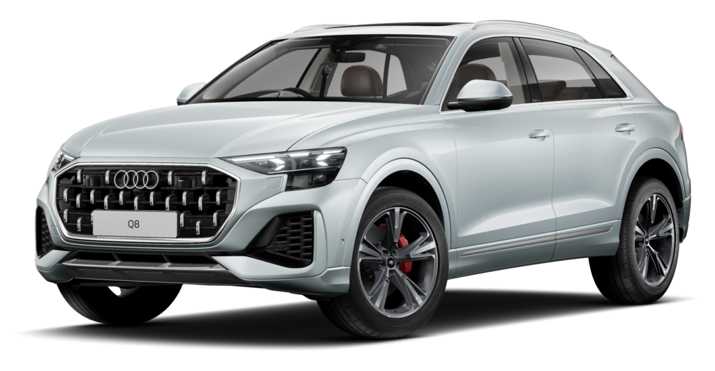 Audi Q8 in Satellite Silver Metallic
