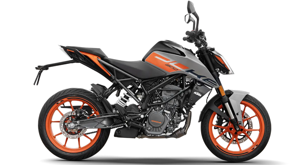 KTM 200 Duke in Silver Metallic
