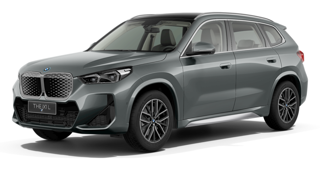 BMW iX1 LWB in Skyscraper Grey metallic