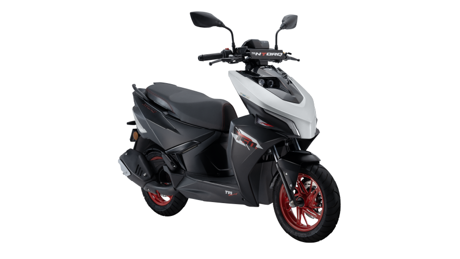 TVS Ntorq 150 in Stealth Silver
