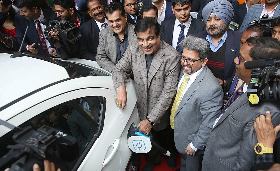 Government-inaugurated EV charging infrastructure in Delhi
