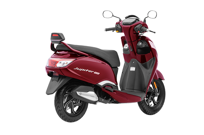 TVS Jupiter 125, rear three quarter