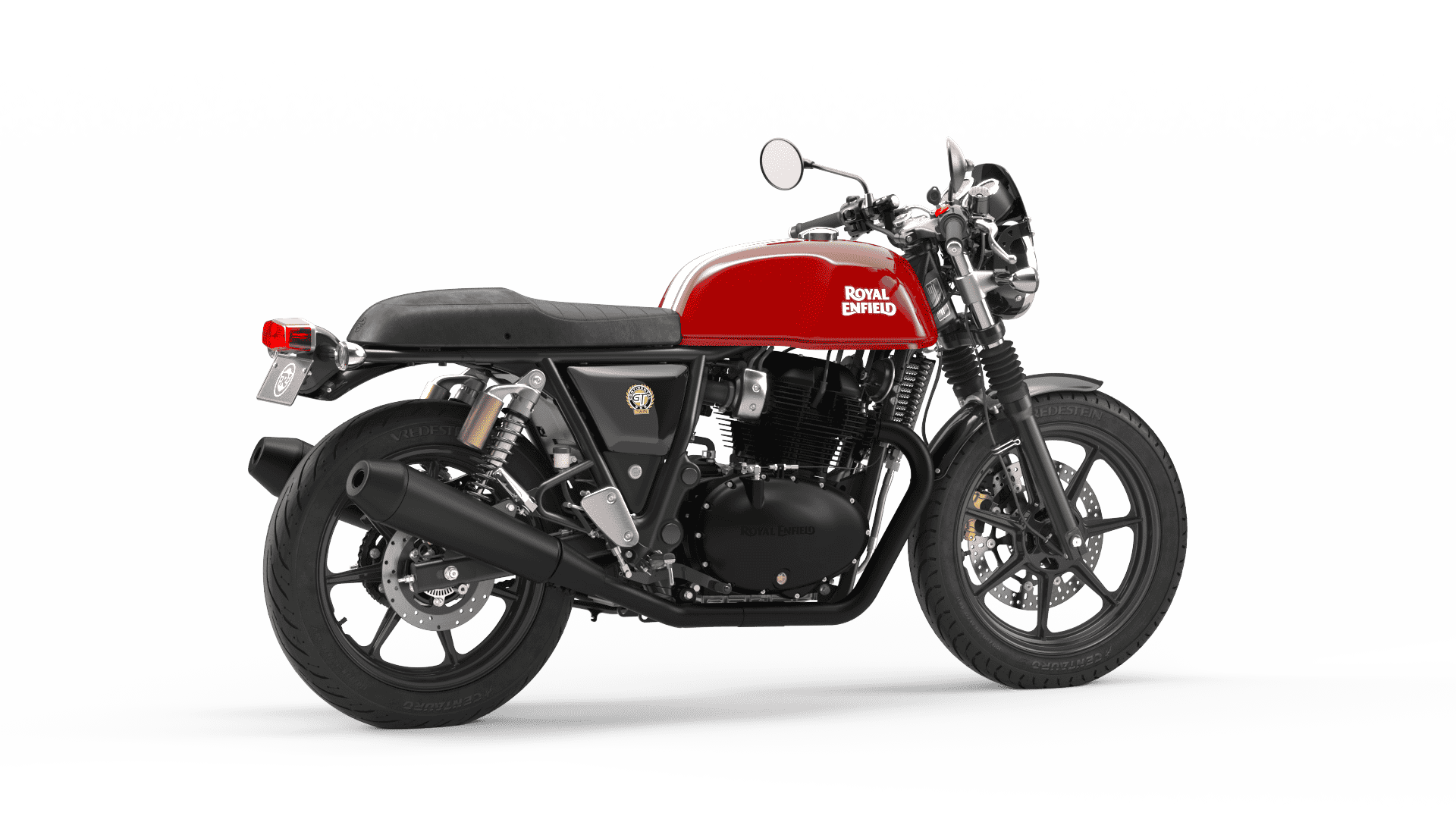 Royal Enfield Continental GT 650 rear three-quarter view