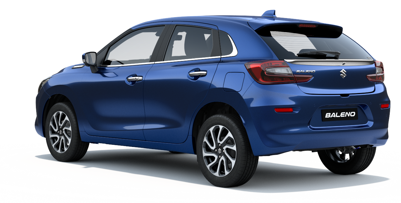 2026 Maruti Suzuki Baleno Facelift, rear three-quarter