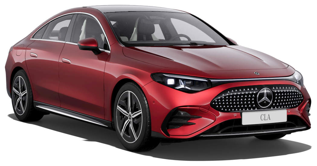 Mercedes-Benz CLA Electric in MANUFAKTUR Patagonia Red