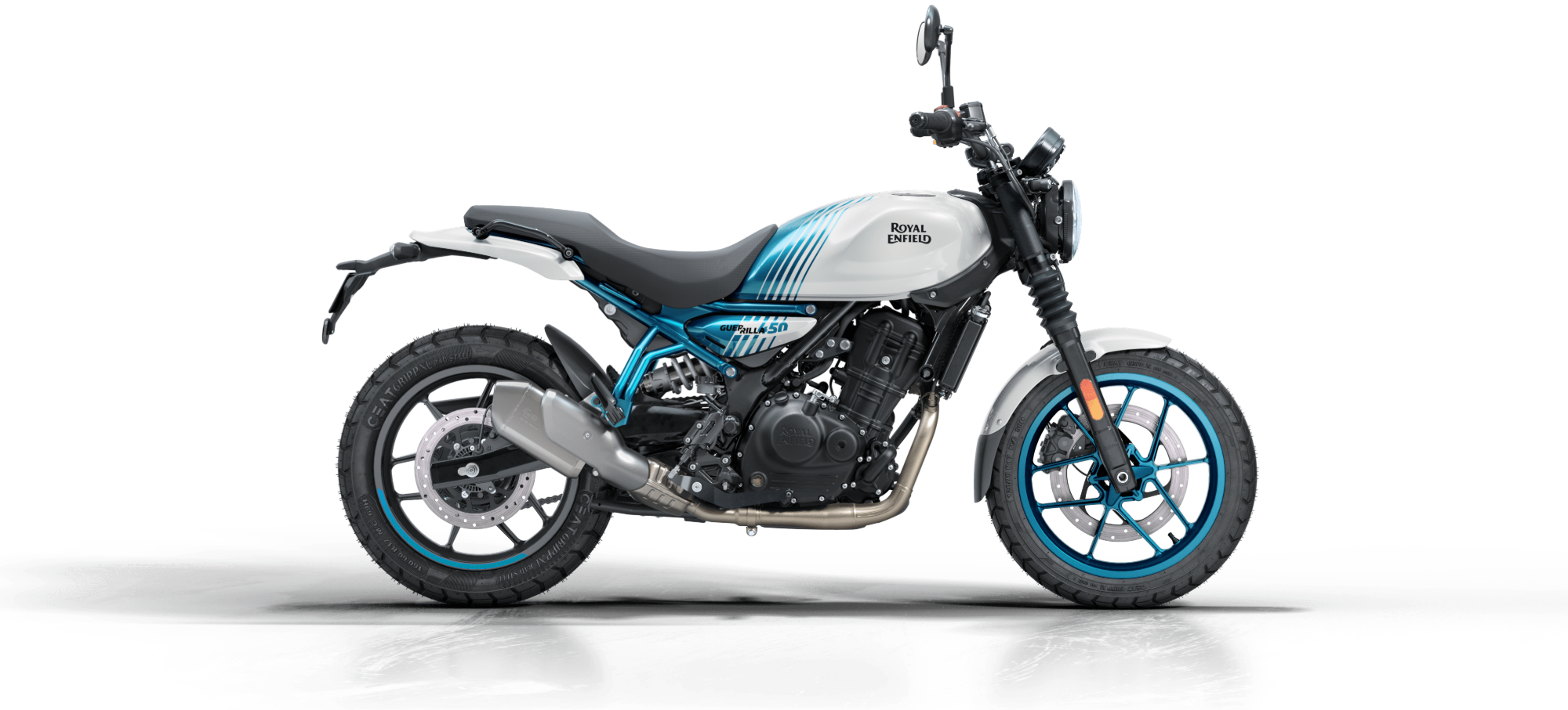 Royal Enfield Guerrilla 450 studio shot