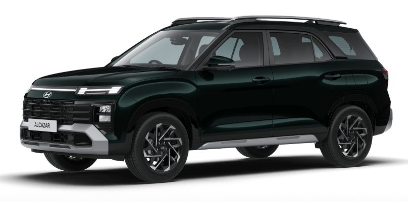 Hyundai Alcazar, three-quarter studio shot