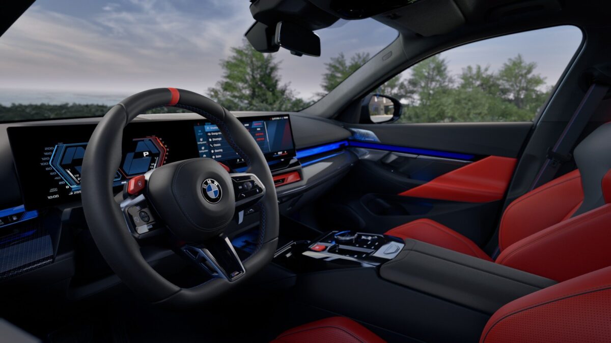 BMW M5, interior