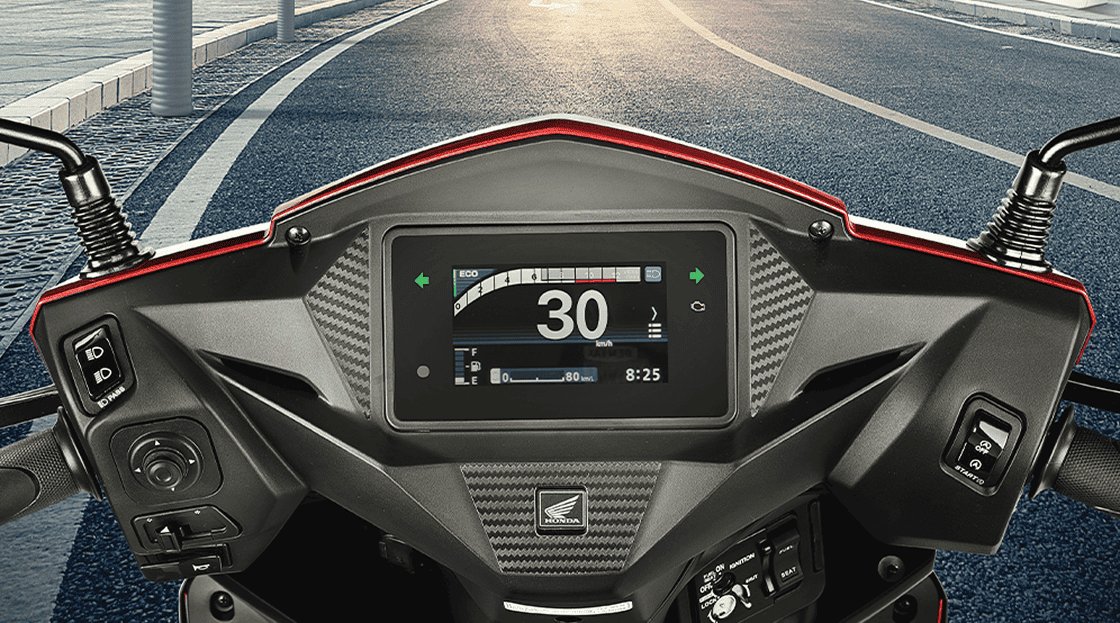 Honda Dio, interior
