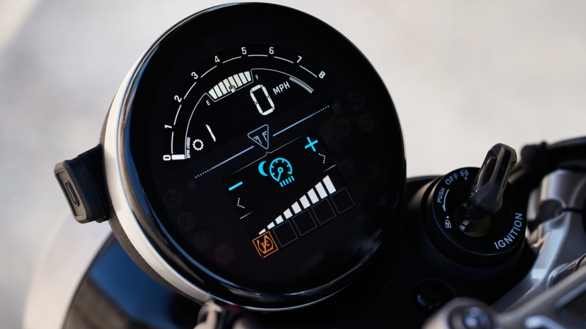 Triumph Speed Twin 1200, interior