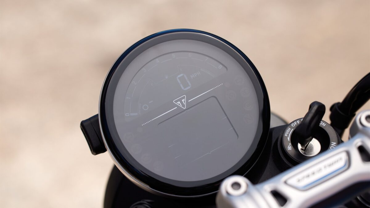 Triumph Speed Twin 900, interior