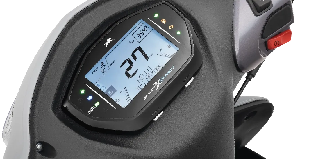 TVS Zest 110, interior