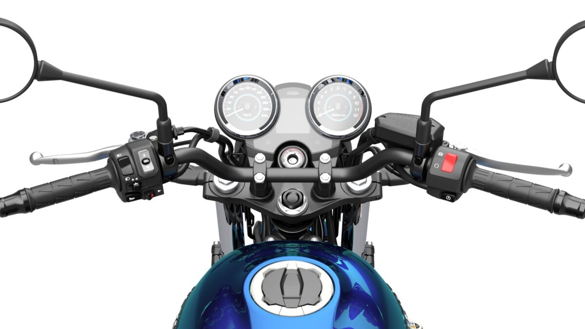 Kawasaki Z650RS, interior