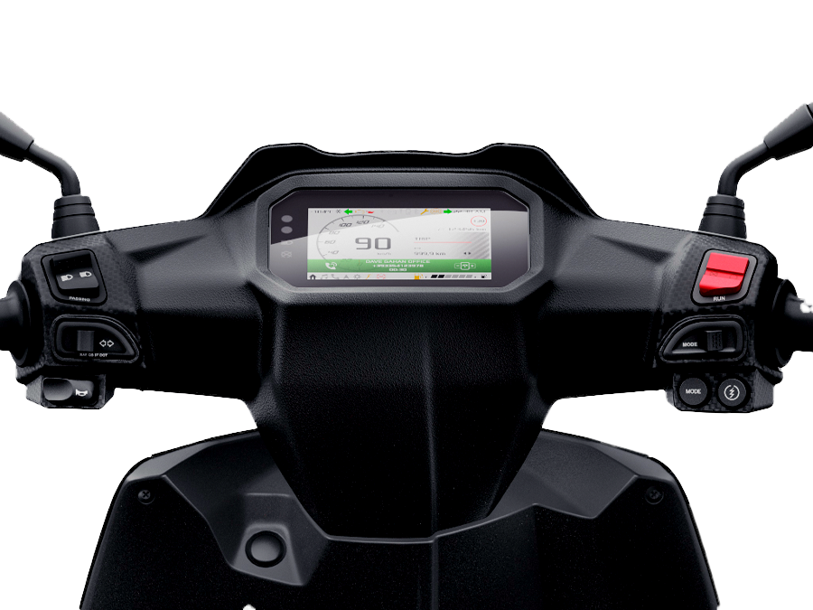 Aprilia SR 175, interior