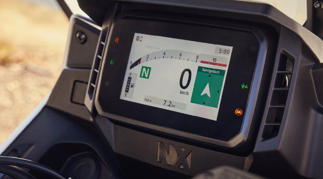 Honda NX500, interior