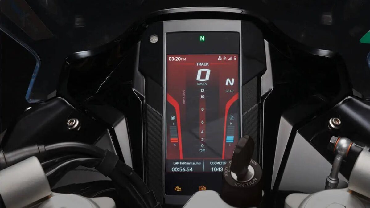 TVS Apache RR 310, interior