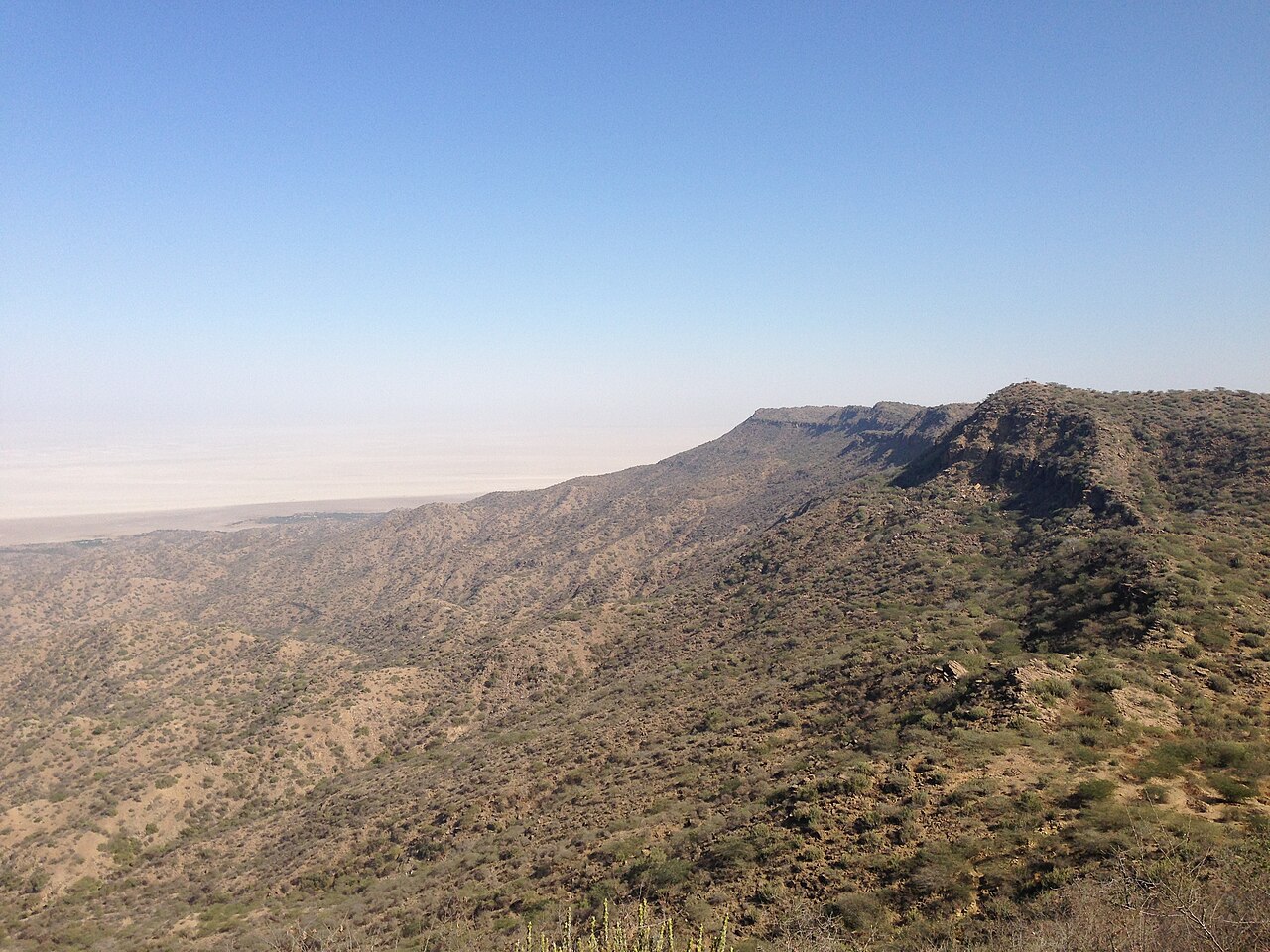 View of the Rann of Kutch from Kala Dungar viewpoint