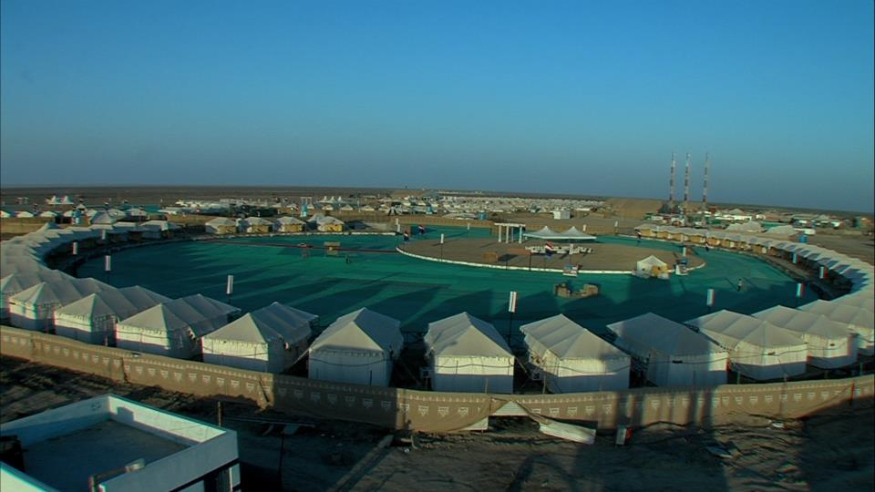 Tent City accommodation at Rann Utsav, Dhordo