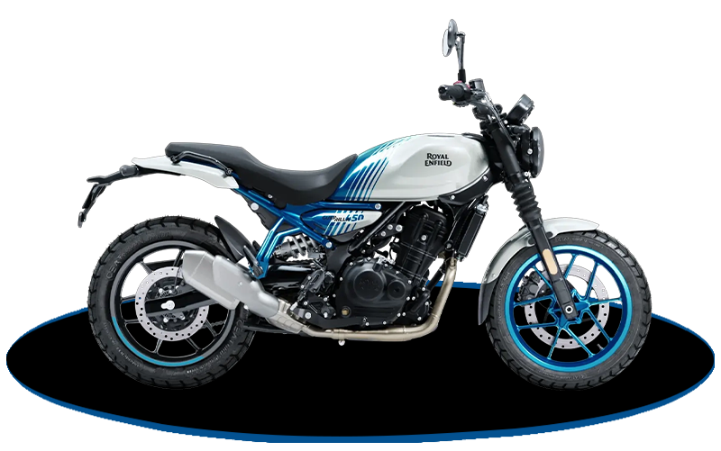 Royal Enfield Guerrilla 450 Flash in Brava Blue