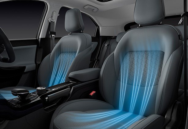 Tata Nexon interior, ventilated front seats