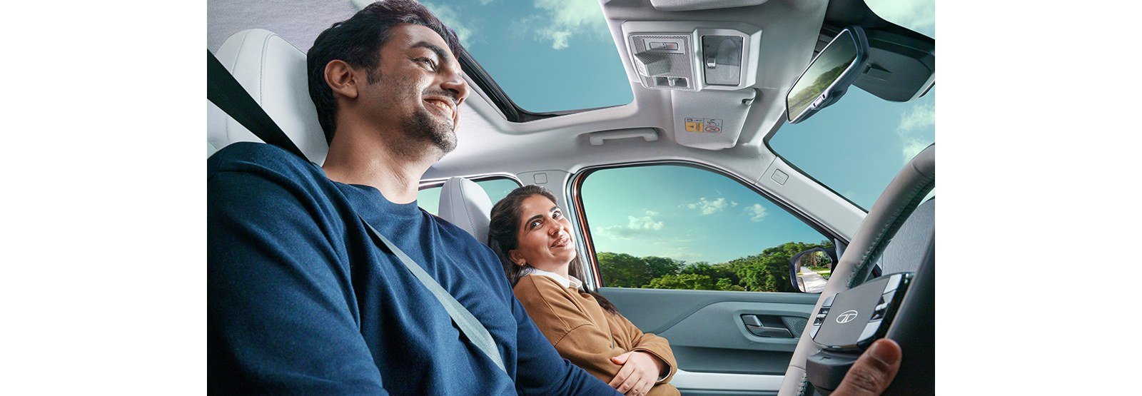 Tata Punch EV on a family drive