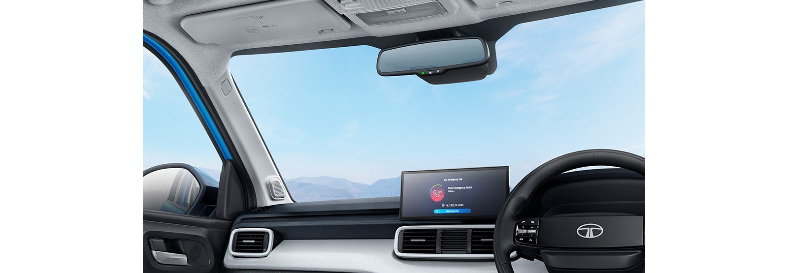 Tata Punch interior, dashboard
