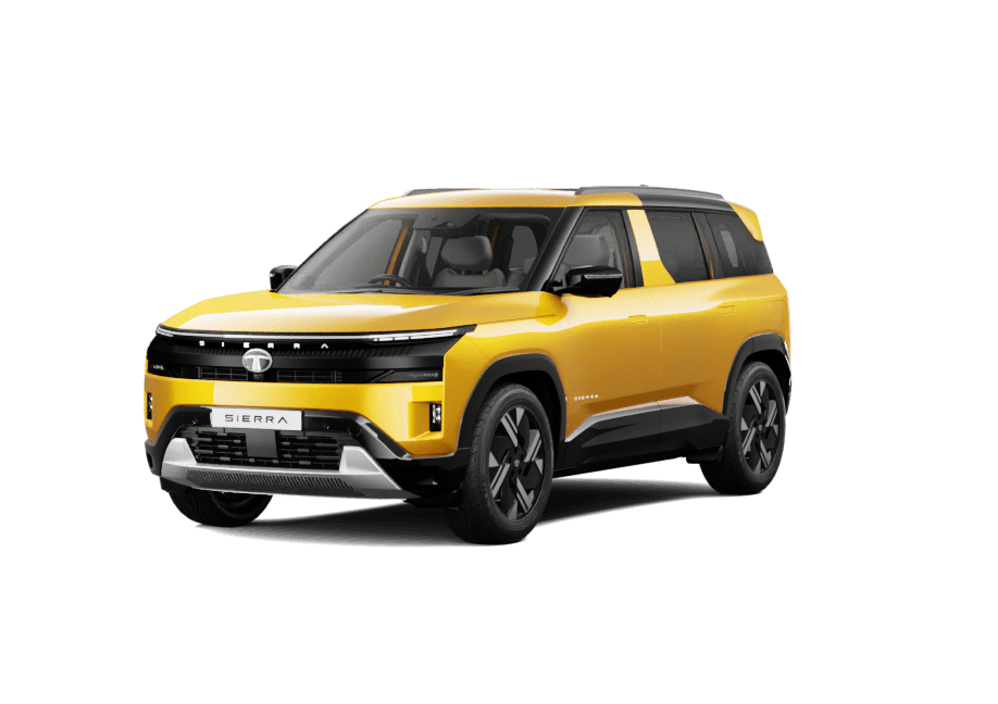 Tata Sierra, front three-quarter studio view