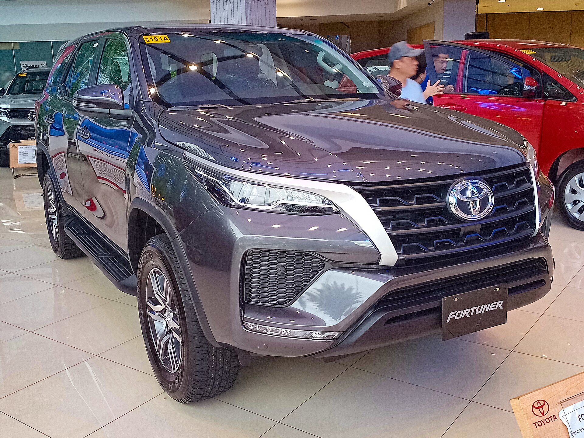 Toyota Fortuner 2026 exterior front three-quarter view