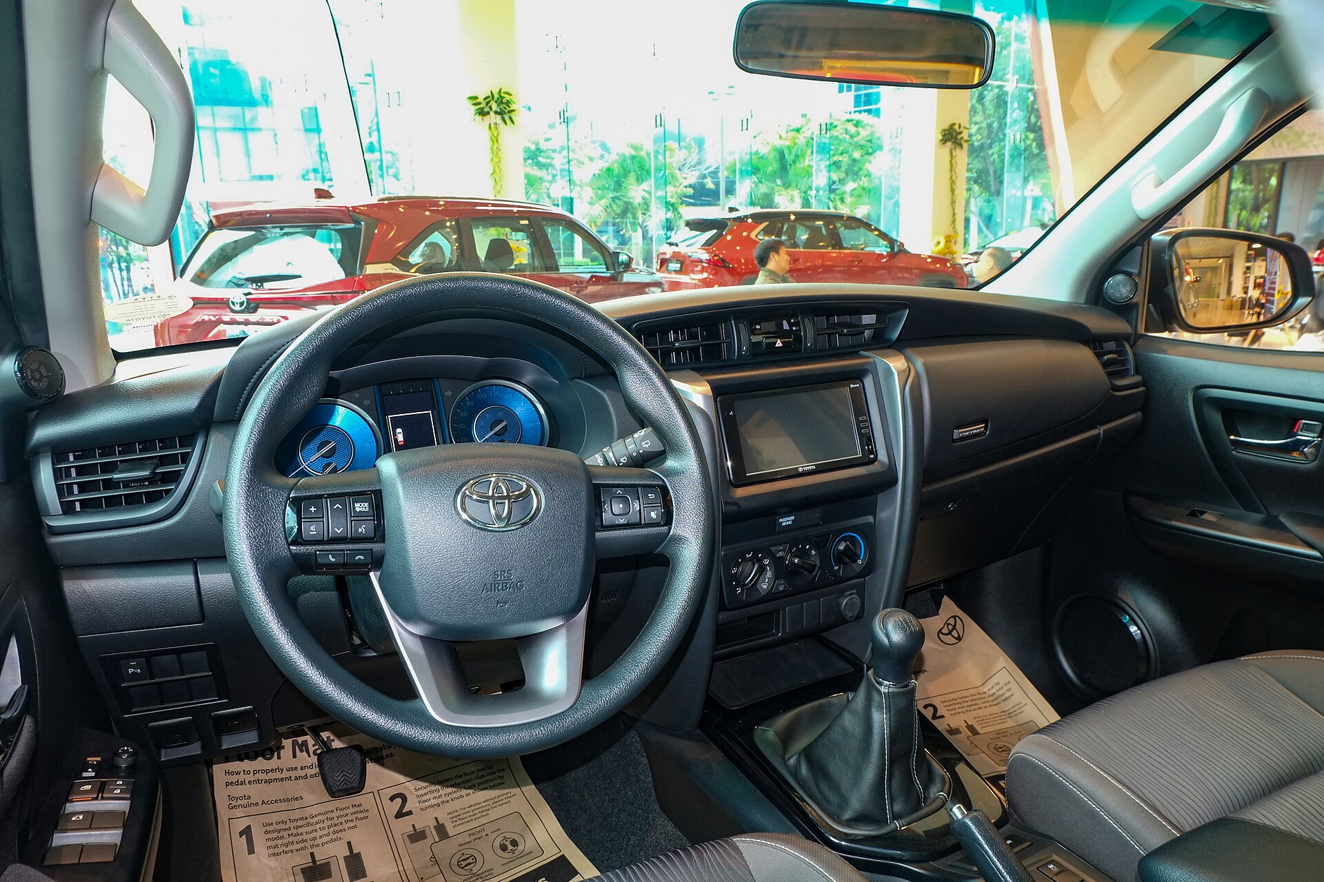 Toyota Fortuner interior dashboard