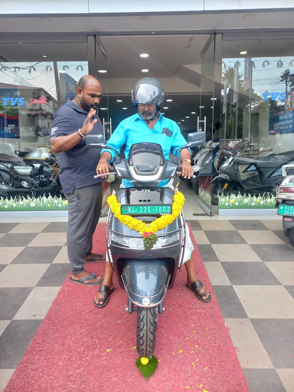 TVS iQube electric scooter