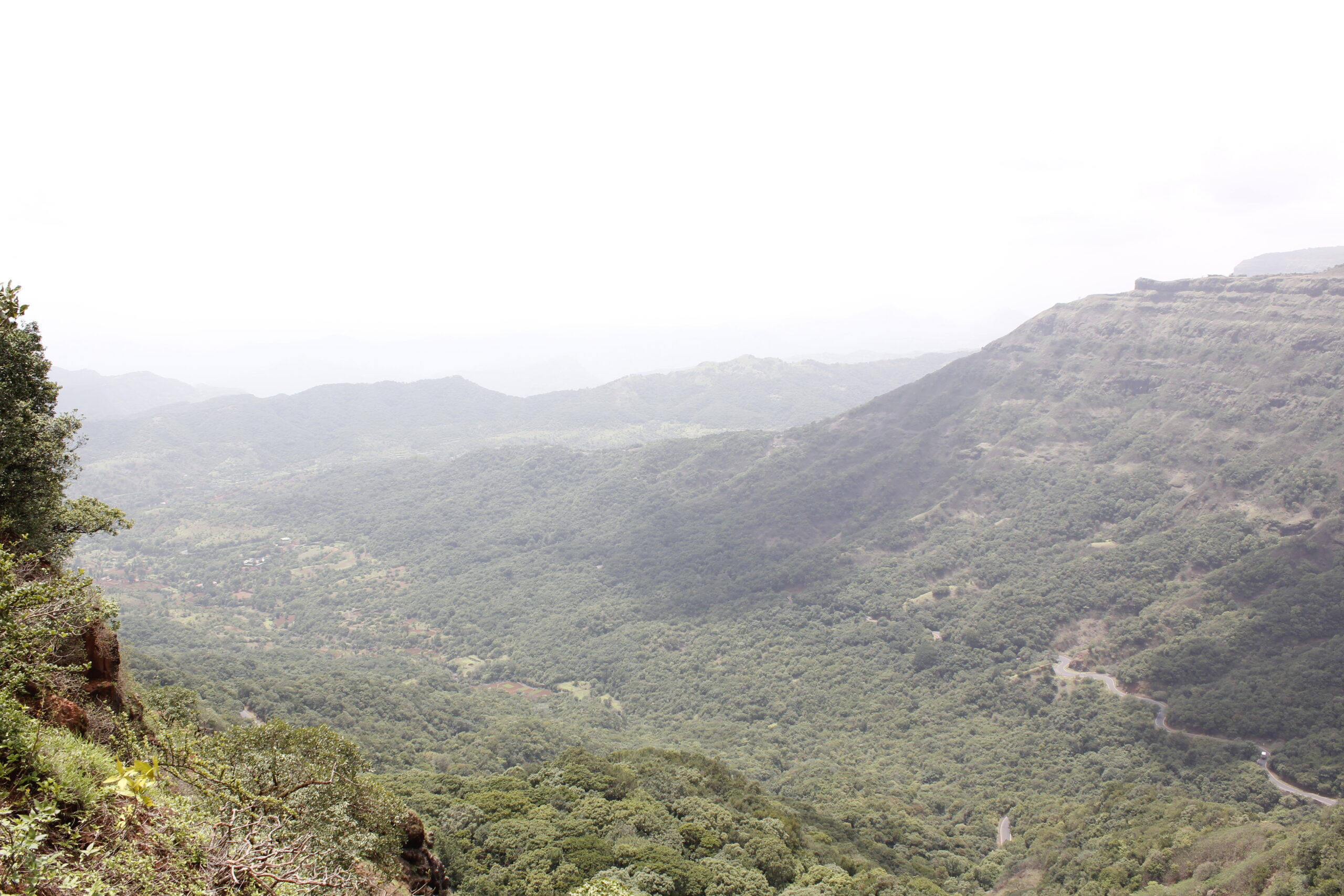 Western Ghats hill terrain in Maharashtra