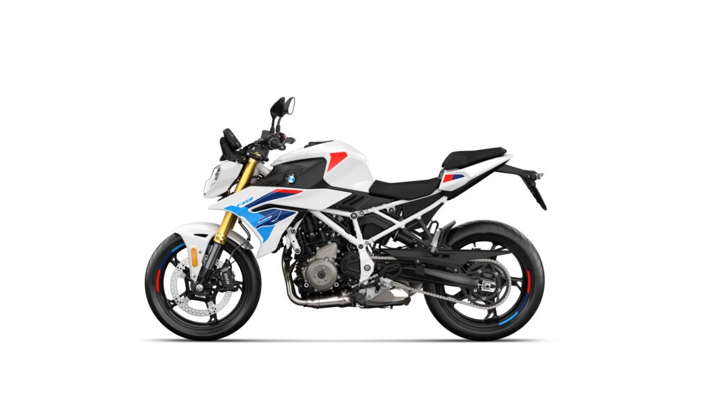 BMW F 450 R in Snaefell White / M Motorsport