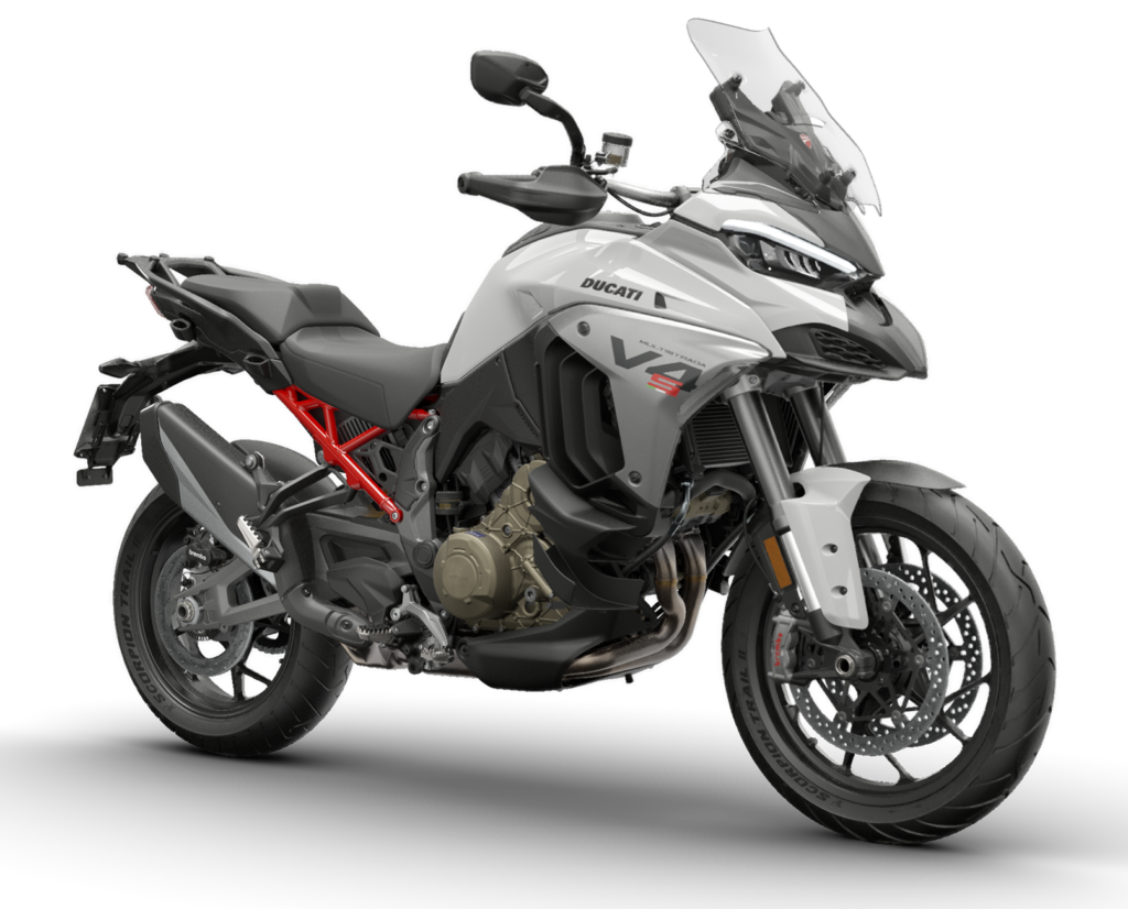 Ducati Multistrada V4 in Arctic White