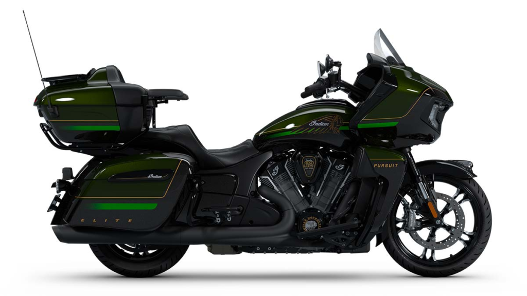 Indian Pursuit in Black Forest Candy with Black Candy, Gold, Titanium and Gloss Black